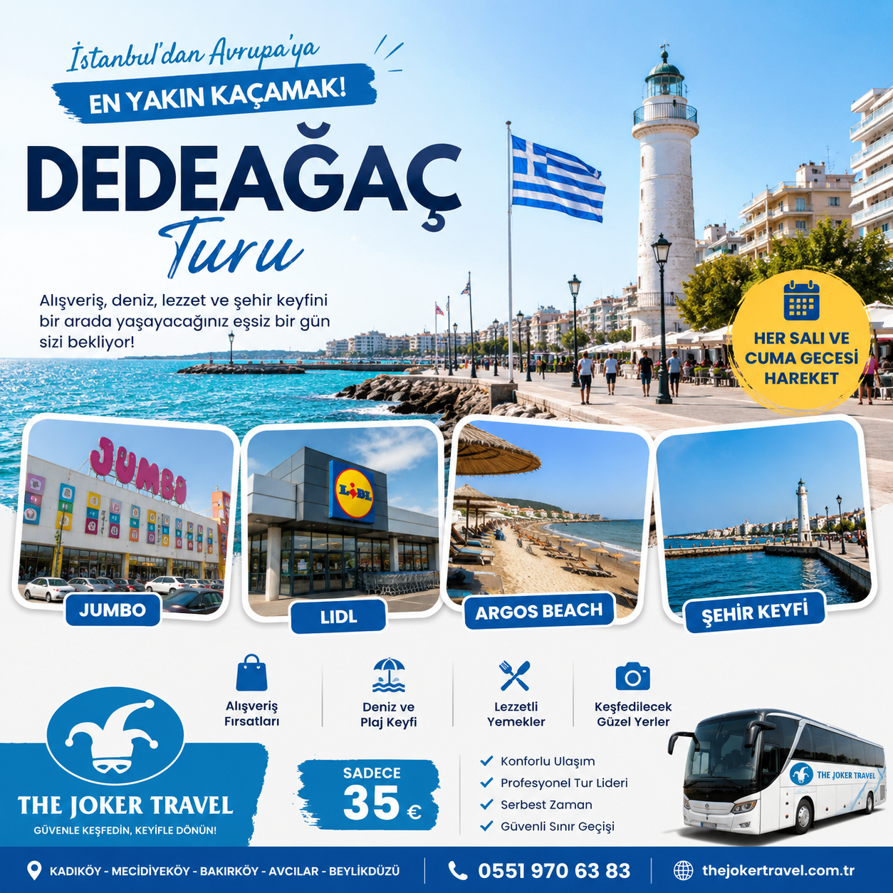Dedeağaç Turu Rehberi 2026