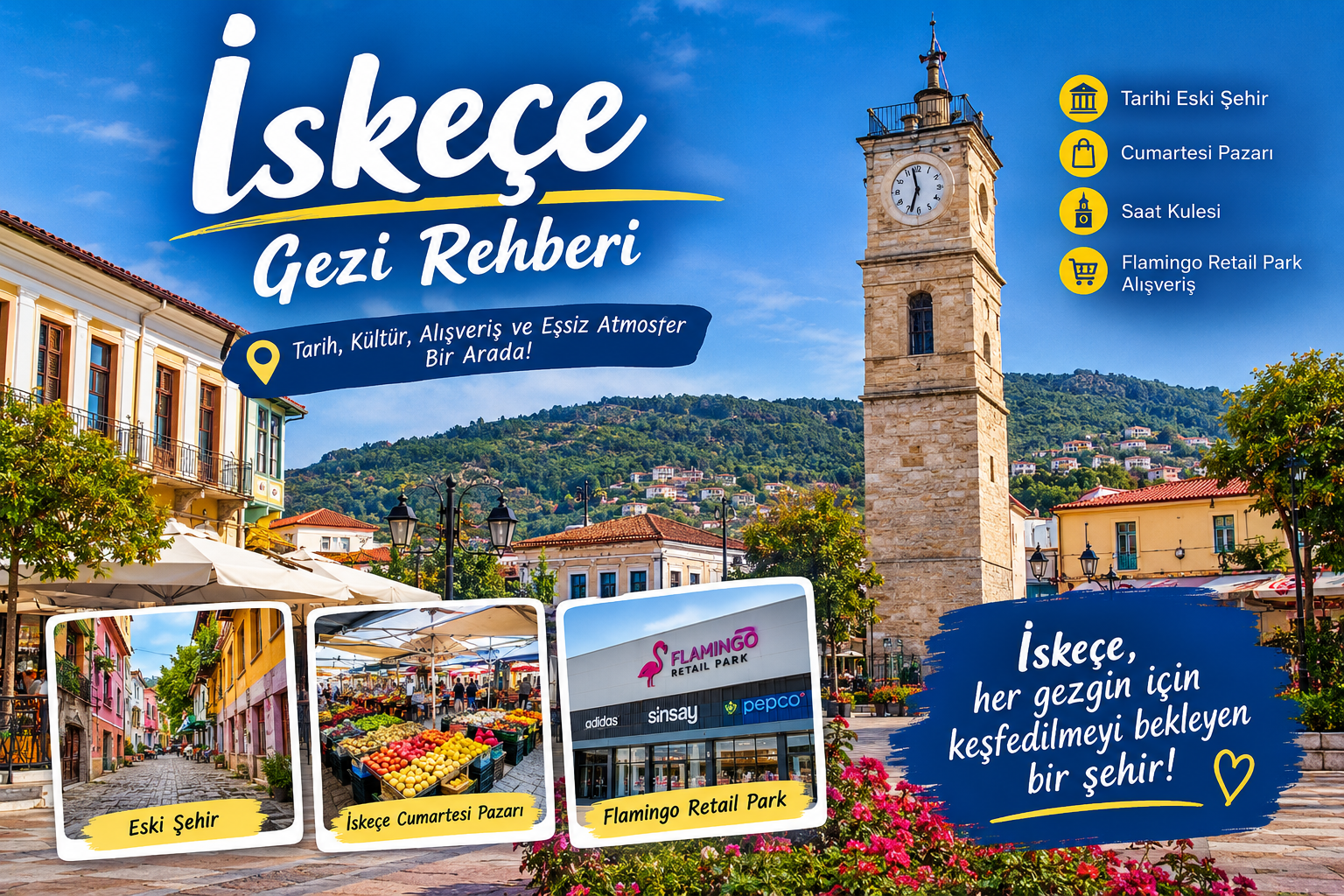 İskeçe (Xanthi) Gezi Rehberi 2026 | Gezilecek Yerler, Alışveriş, Tarihi Çarşı ve Seyahat Rehberi