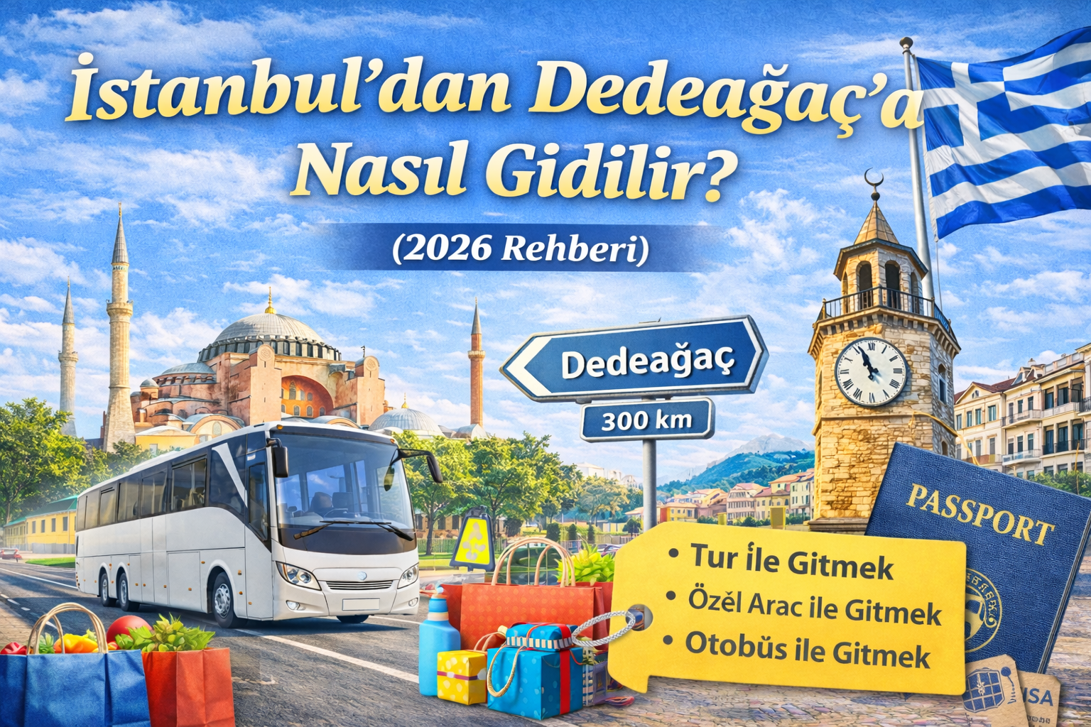 İstanbul’dan Dedeağaç’a Nasıl Gidilir? (2026 Rehberi)