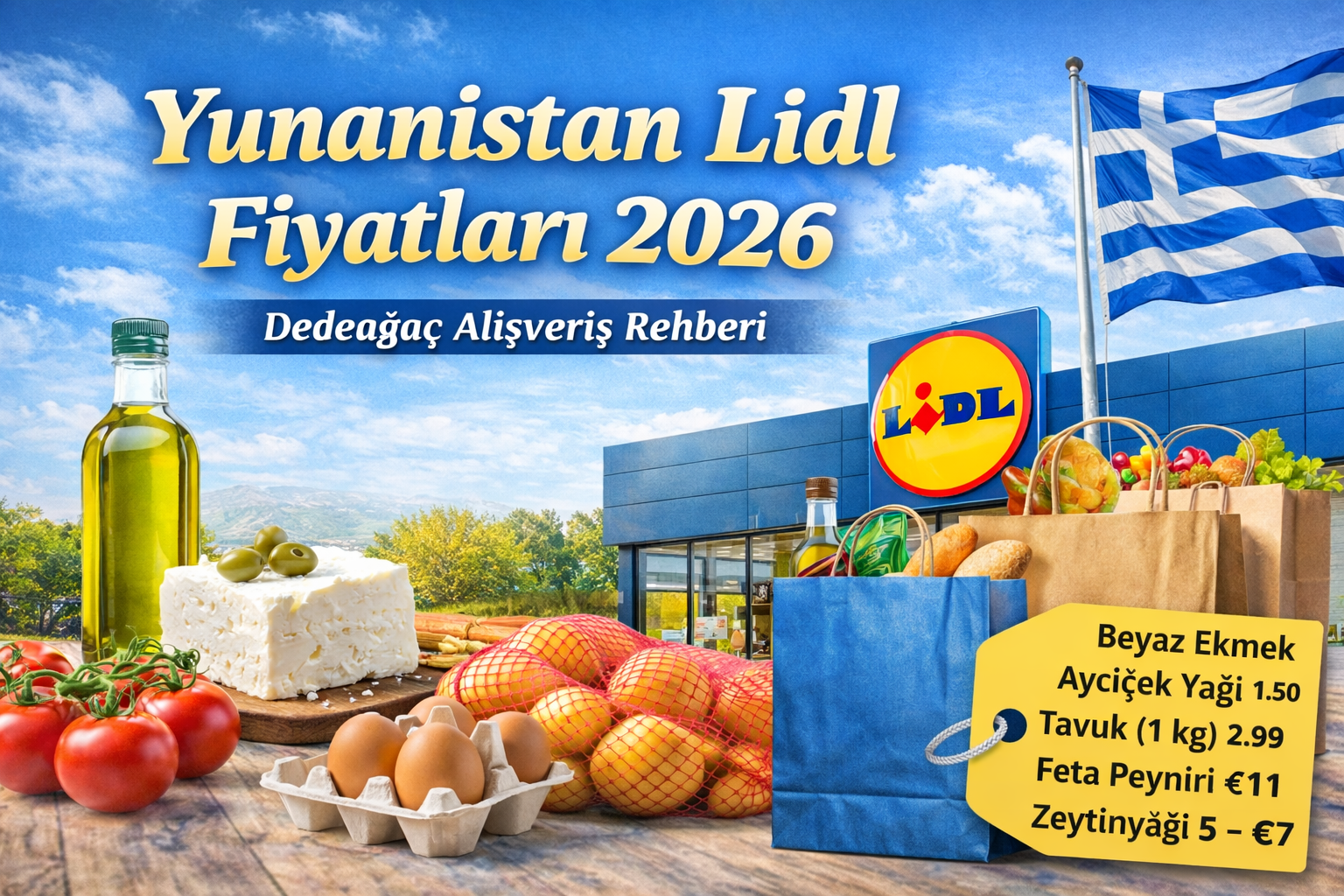 Yunanistan Lidl Fiyatları 2026 – Dedeağaç Alışveriş Rehberi